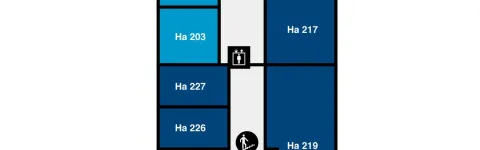 Hagi, kort af 2. hæð