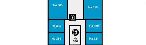 Hagi, kort af 3. hæð